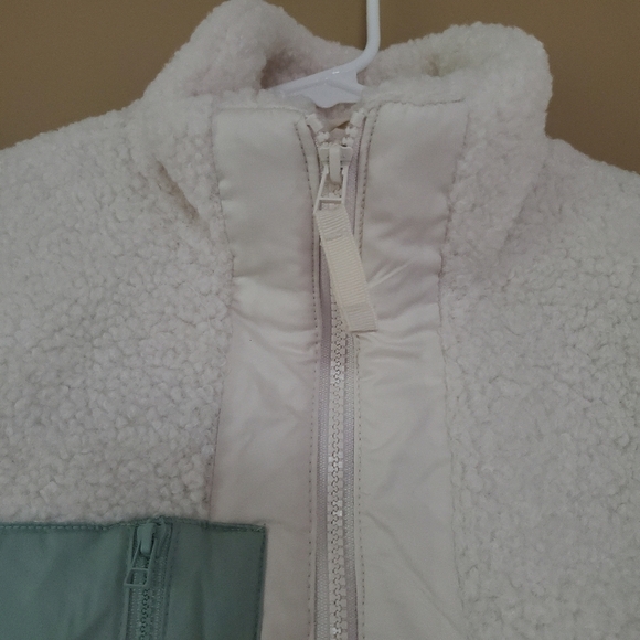 Women's Sherpa Jacket - Universal Thread Cream Size M - Picture 4 of 10